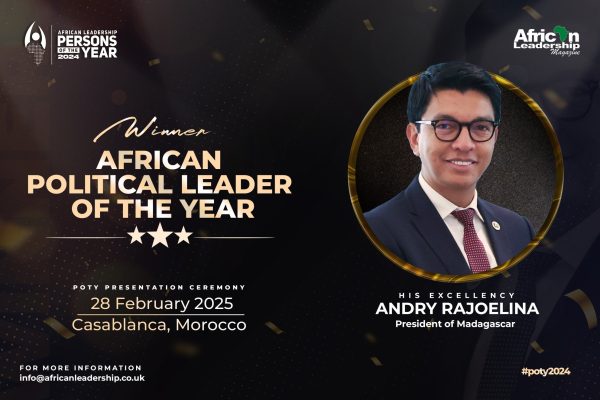 Andry Rajoelina honoré au Maroc en tant que Leader Politique Africain de l’Année 2024