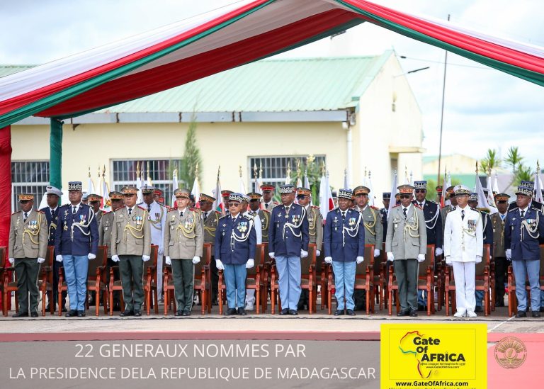 Madagascar : 22 généraux de division nommés par le Président de la République
