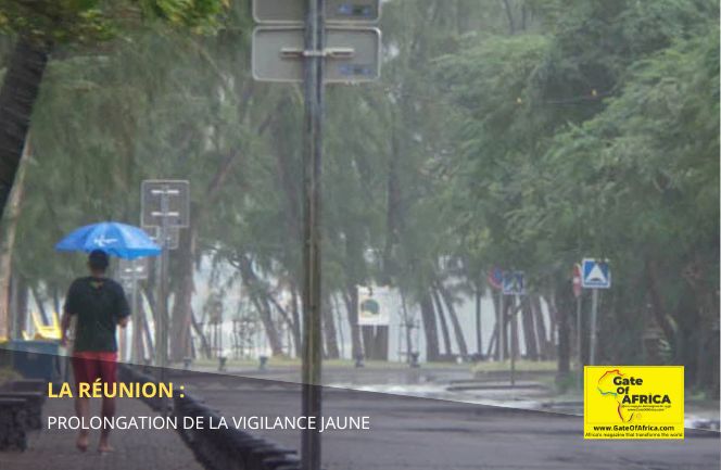 La Réunion : Prolongation de la vigilance jaune pour fortes pluies et orages sur l’Est et le Sud-Est