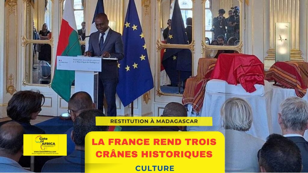 Restitution à Madagascar : la France rend trois crânes historiques
